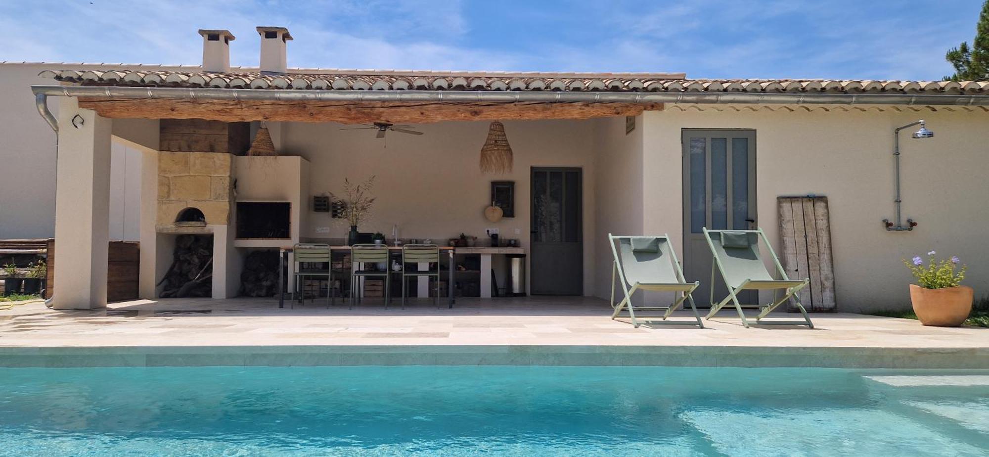 Appartement Dans Un Mas Provencal Renove Saint-Hilaire-d'Ozilhan Luaran gambar