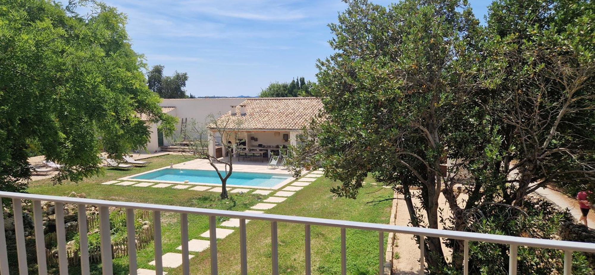 Appartement Dans Un Mas Provencal Renove Saint-Hilaire-d'Ozilhan Luaran gambar